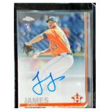 2019 Topps Chrome Auto Josh James
