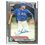 2024 Bowman Chrome 1st Auto Curley Martha