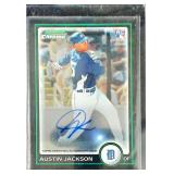 2010 Bowman Chrome Auto Austin Jackson