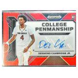2023 Prizm Draft Picks Auto Desmond Cambridge...