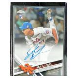 2017 Topps Chrome Auto Seth Lugo