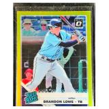 2019 Donruss Optic Rated Rookie Brandon Lowe