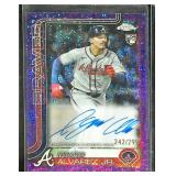 2025 Topps Chrome Auto Nacho Alvarez, Jr. 242/299