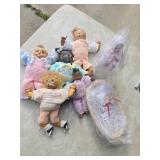 Vintage wooden dolls