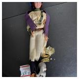 Female Doll with Cream & Purple Outfit and Accesso
