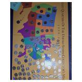 United States State Quarters Collector's Map 1999-