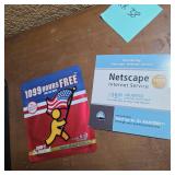 Vintage AOL 9.0 Gold Medal Edition and Netscape In