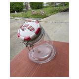 Holiday Themed Glass Jar