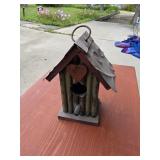 Wooden Heart-shaped Birdhouse