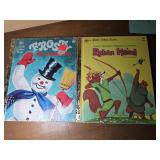 Two Little Golden Books: Frost the Snowman and Wal