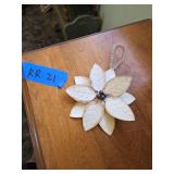Metallic Flower Ornament