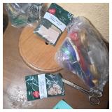 Lora's Crafts Wood Parts, Thread, Beads & Scissors