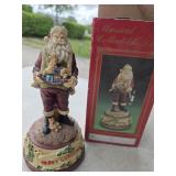 Musical Collectible Santa Claus Figurine