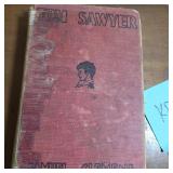 Antique Tom Sawyer Hardcover Book by Samuel Clemen
