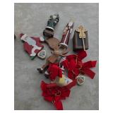Collection of Wooden Christmas Ornaments