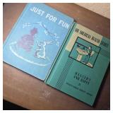 Lot of 2 Vintage Hardcover Books: Just for Fun & H