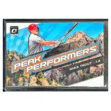 2019 Donruss Optic Peak Performers Mike Trout