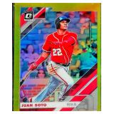 2019 Donruss Optic Gold Juan Soto
