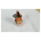 Stacked Flower Pot Figurine