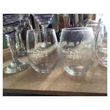 Brice station wine glasses
