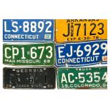 Vintage License Plate Collection