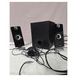 SRS 2.1 Wired Computer Speaker System with Subwoof