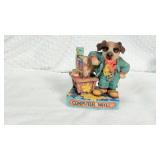 Computer Whiz Dog Figurine