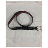 Reversible Black and Dark Reddish-Brown Leather-li