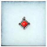 Native Made Sterling & Spiny Oyster Pendant