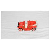 Vintage Style Red Open-Top Automobile Figurine