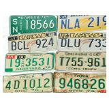 Collection of Vintage License Plates