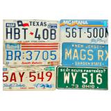 Assorted US State License Plates