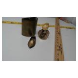 Decorative Brass Assortment: Angel Figurine, Shoe