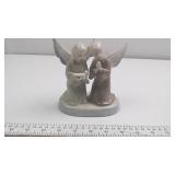 Porcelain Figurine of Two Kneeling Angels