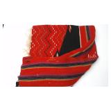Southwestern Style Woven Textile Blanket