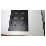 Wall-Mounted Key Organizer with Label Holders