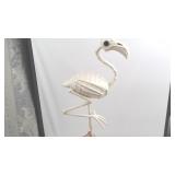 Plastic Flamingo Skeleton Halloween Decoration