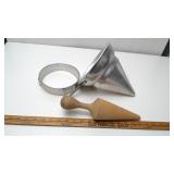 Stainless Steel Chinois Strainer with Wooden Pestl