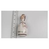 Ceramic Figural Darning Egg, 'Darn It' Motif