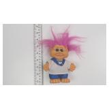 Vintage Troll Doll with Pink Hair and Sailor Outfi