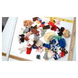 Assorted Hand-Crocheted Miniature Figures, Lot of