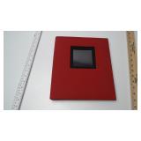 Red Portfolio Display Folder with Photo Window
