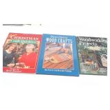 Set of 3 Craft and Woodworking Instructional Books