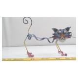 Decorative Metal Cat Figurine