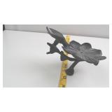 Cast Iron Hummingbird and Flower Bird Feeder