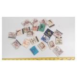 Collection of 21 Assorted Vintage Matchbooks