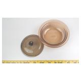 Corning Vision Amber Glass Casserole Dish with Lid