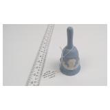 Blue Jasperware Style Decorative Bell with Cameo M