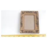 Ornate Gold-Tone Rectangular Picture Frame