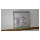 Sutter Home Victorian House Decorative Metal Tin